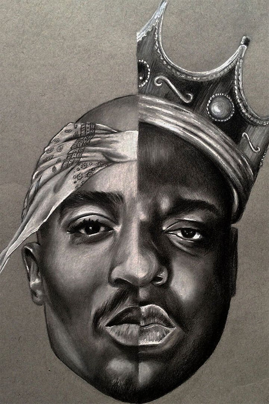 The Notorious 2Pac Tupac Rapper Painting Print Jigsaw Puzzle