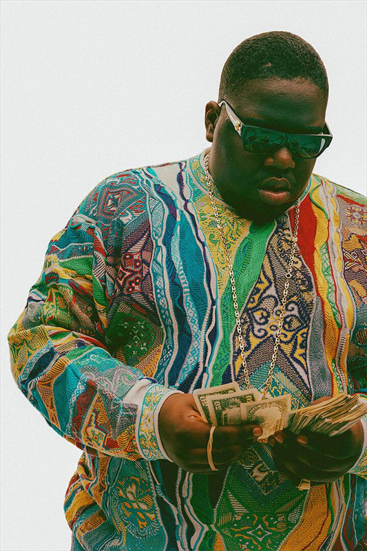 The Notorious Big Biggie Counting Money Jigsaw Puzzle