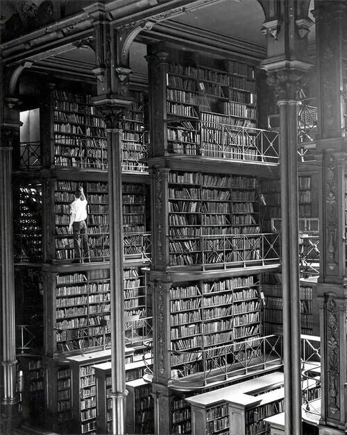 The Old Cincinnati Library Before Demolition 1955 Historic Picture Photo 8.5 X11