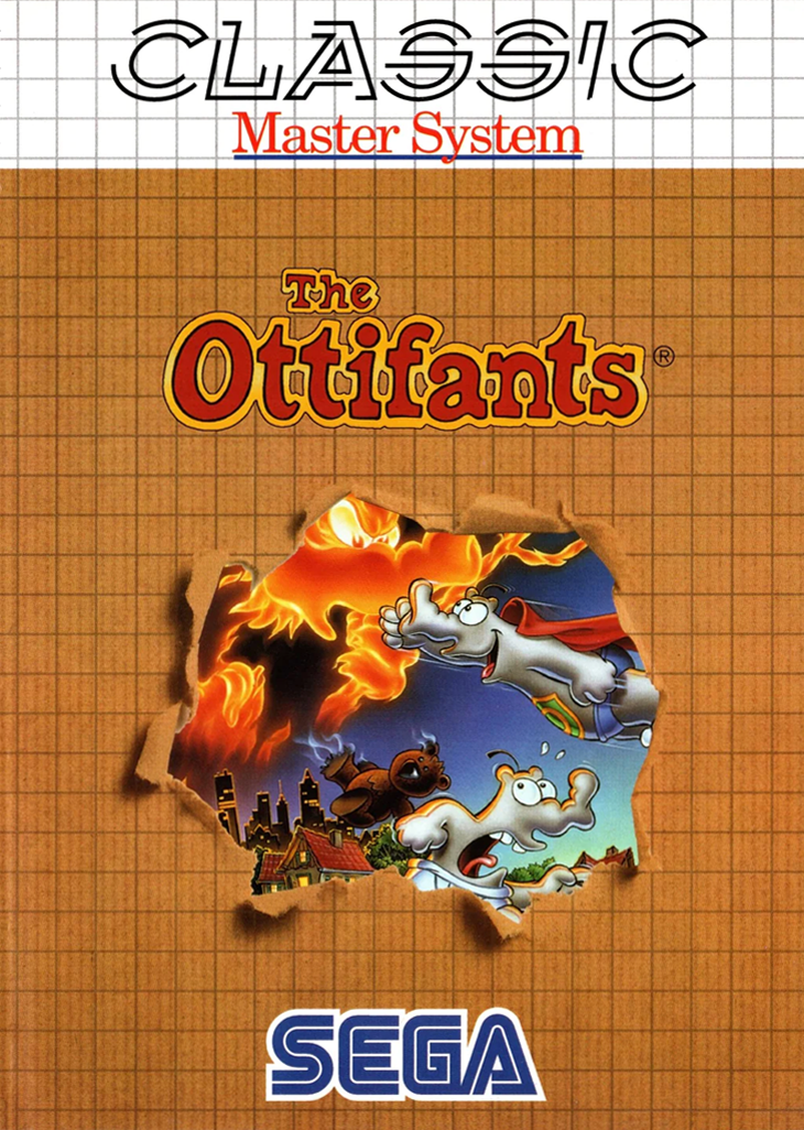 The Ottifants Sega Master System Keychain