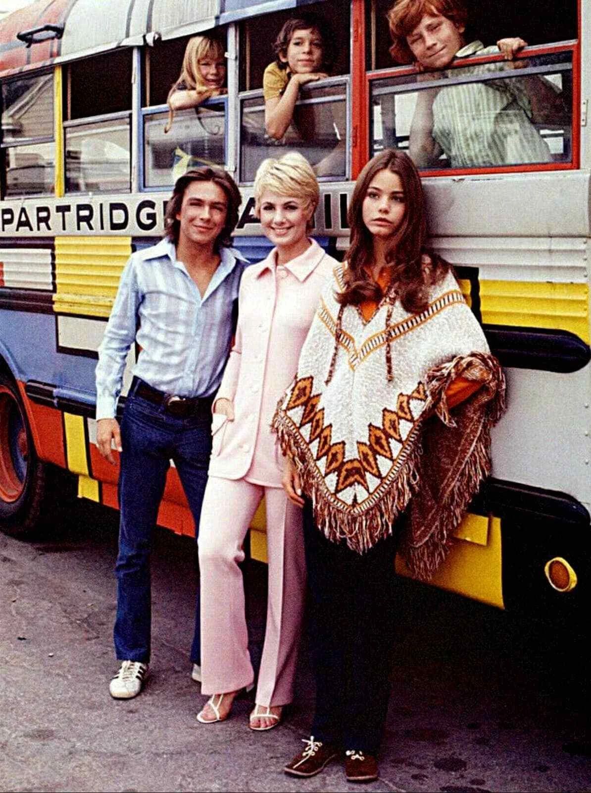 The Partridge Family Tv Show On Tour Bus Magnet Picture Reprint