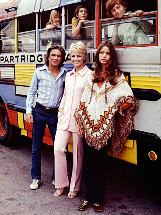 The Partridge Family Tv Show On Tour Bus Keychain Picture Reprint