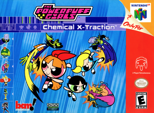 The Powerpuff Girls Chemical X Traction N64 Print Poster