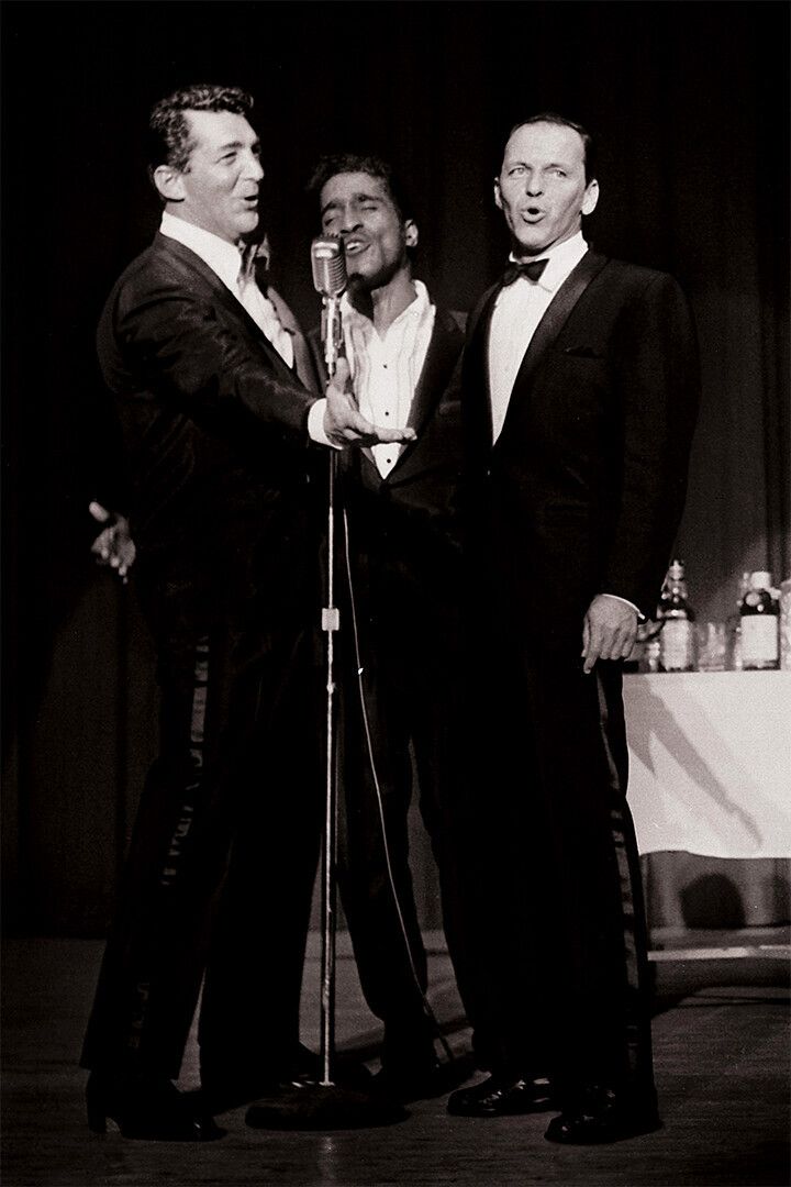 The Rat Pack Performing Music Band Print Jigsaw Puzzle