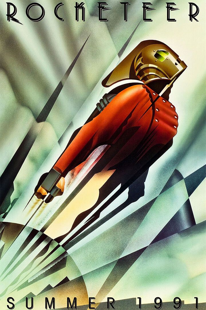 The Rocketeer Action Movie Print Painting Jigsaw Puzzle