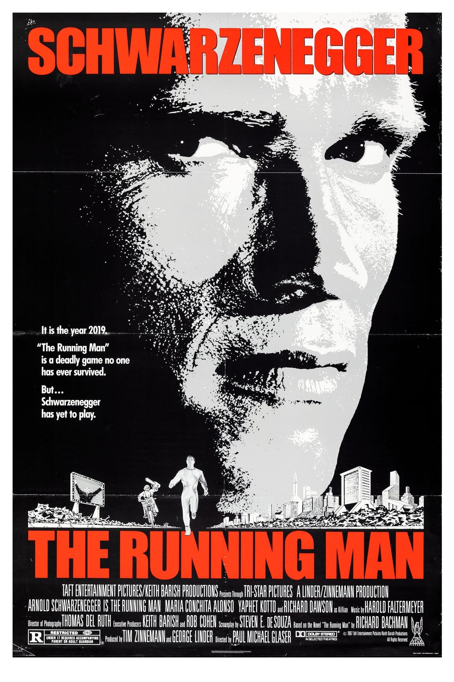 The Running Man (1987) Movie Magnet