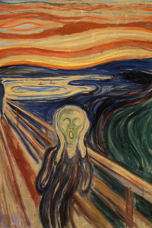 The Scream Edvard Munch Oil Painting Print Jigsaw Puzzle