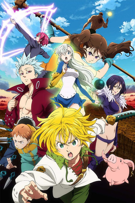 The Seven Deadly Sins Animation Action Print Jigsaw Puzzle