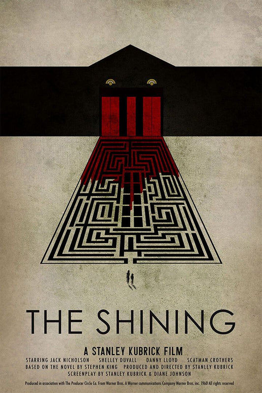 The Shining 1980 Movie Classic Horror Drama Print Jigsaw Puzzle