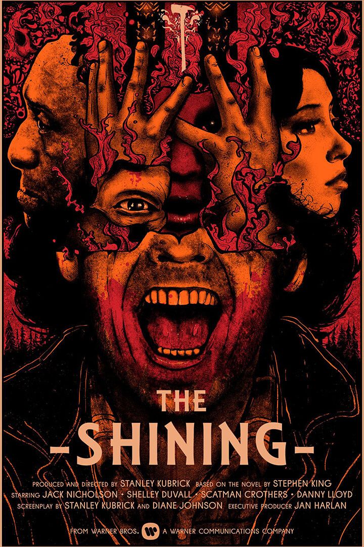 The Shining Movie Classic Horror Drama Print Painting Wall Art Poster