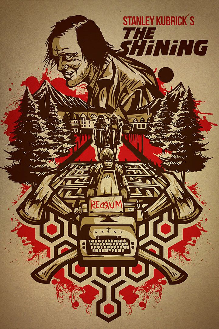 The Shining Movie Horror 1980 Drama Horror Print Jigsaw Puzzle