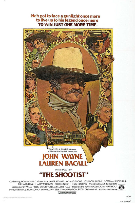 The Shootist Movie Drama Romantic Western Print Jigsaw Puzzle
