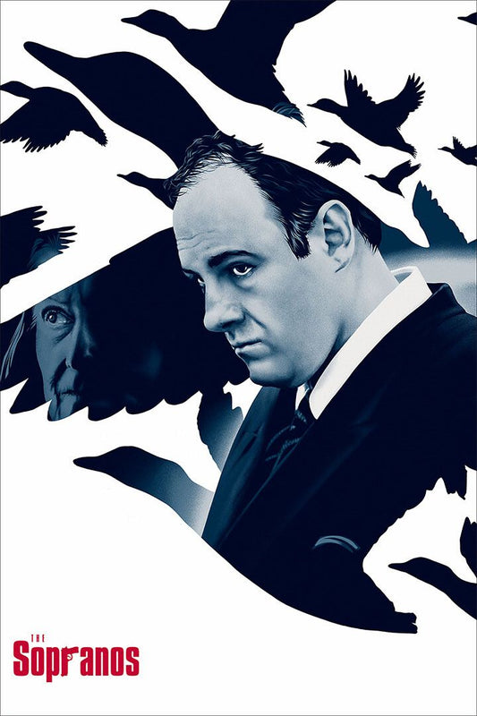 The Sopranos Tv Series Drama Crime Painting Print Jigsaw Puzzle