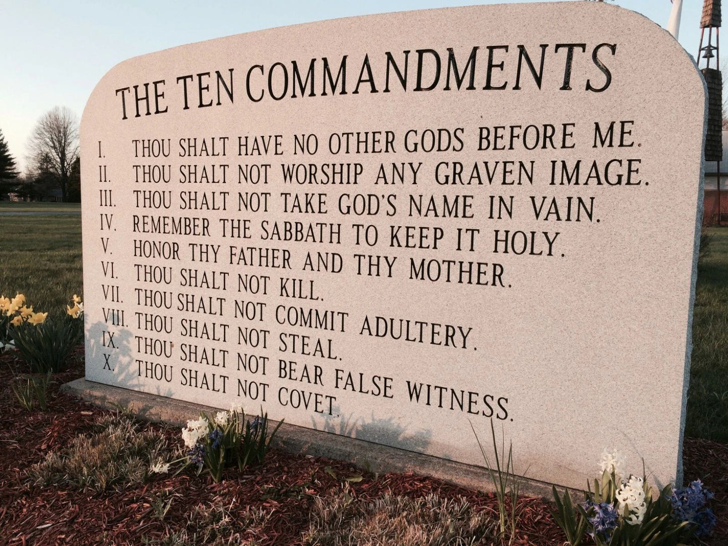 The Ten Commandments Christianity Bible Publicity Picture Photo