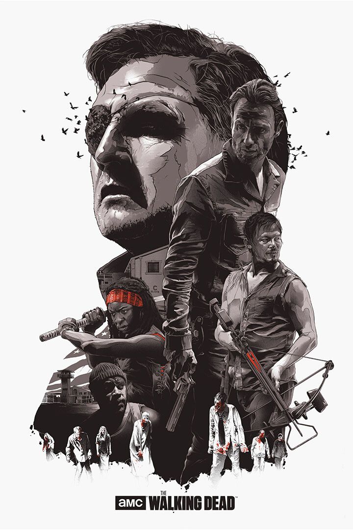 The Walking Dead Drama Horror Tv Series Movie Jigsaw Puzzle