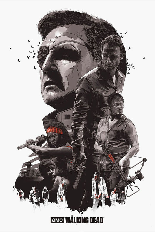 The Walking Dead Drama Horror Tv Series Movie Jigsaw Puzzle