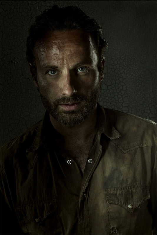 The Walking Dead Rick Grimes Darly Dixon Zombie Room Decor Jigsaw Puzzle