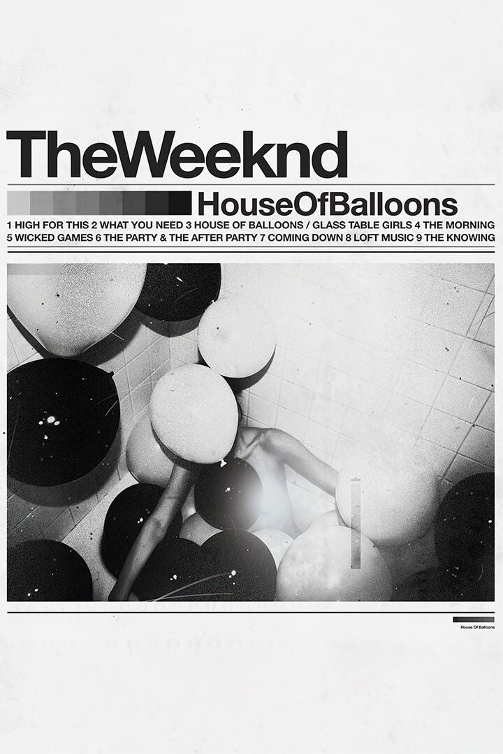 The Weeknd House Of Balloons Painting Print Jigsaw Puzzle