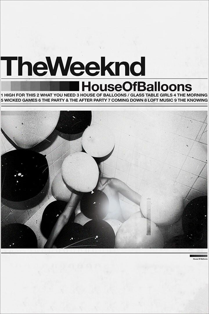The Weeknd House Of Balloons Rap Music Jigsaw Puzzle