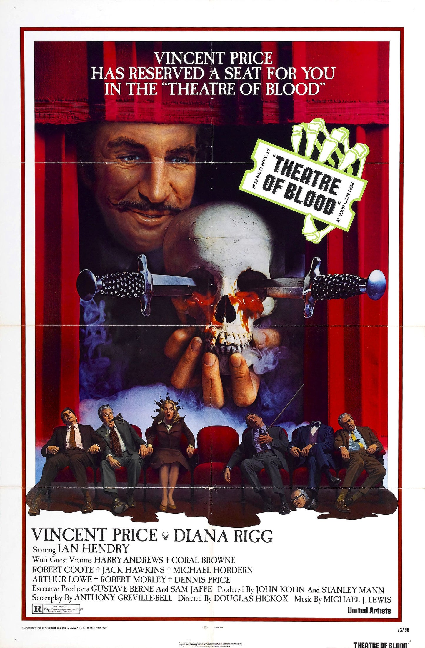 Theatre Of Blood 01 Movie Magnet