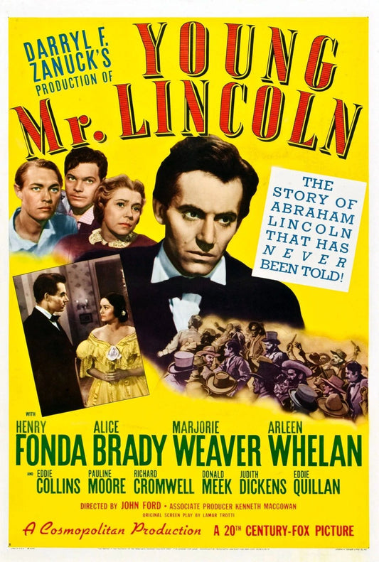 Theatrical Keychain For 1939 Film Young Mr. Lincoln Picture Keychain Print