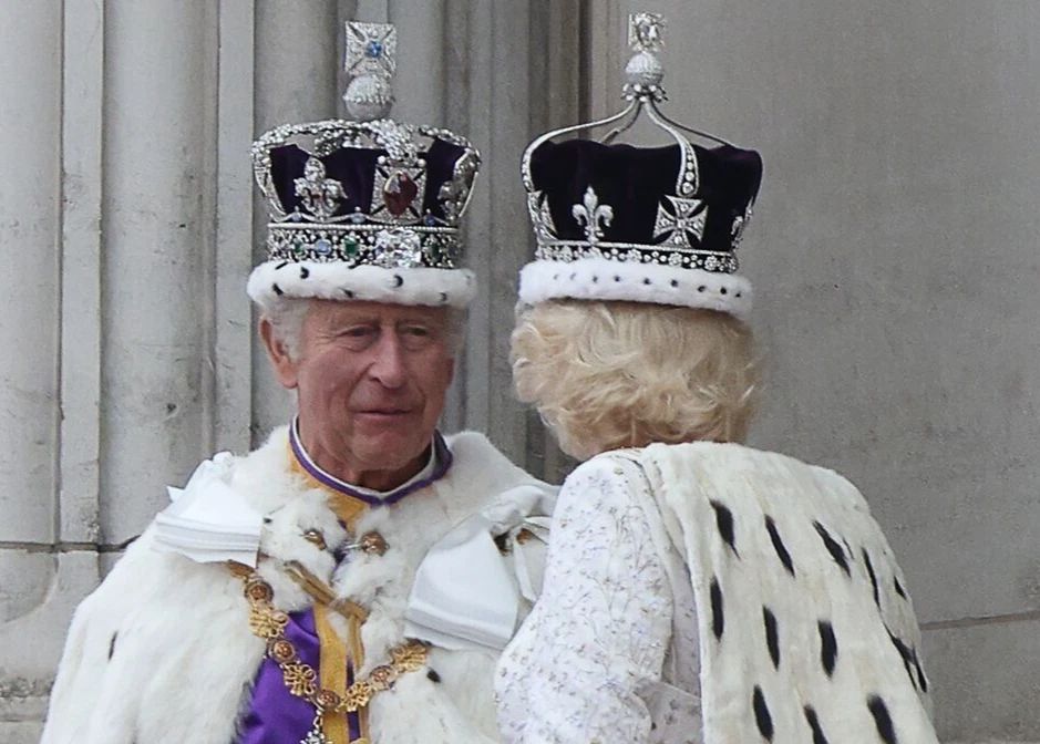 Their Royal Majesties King Charles Iii & Queen Camila Picture Magnet Print