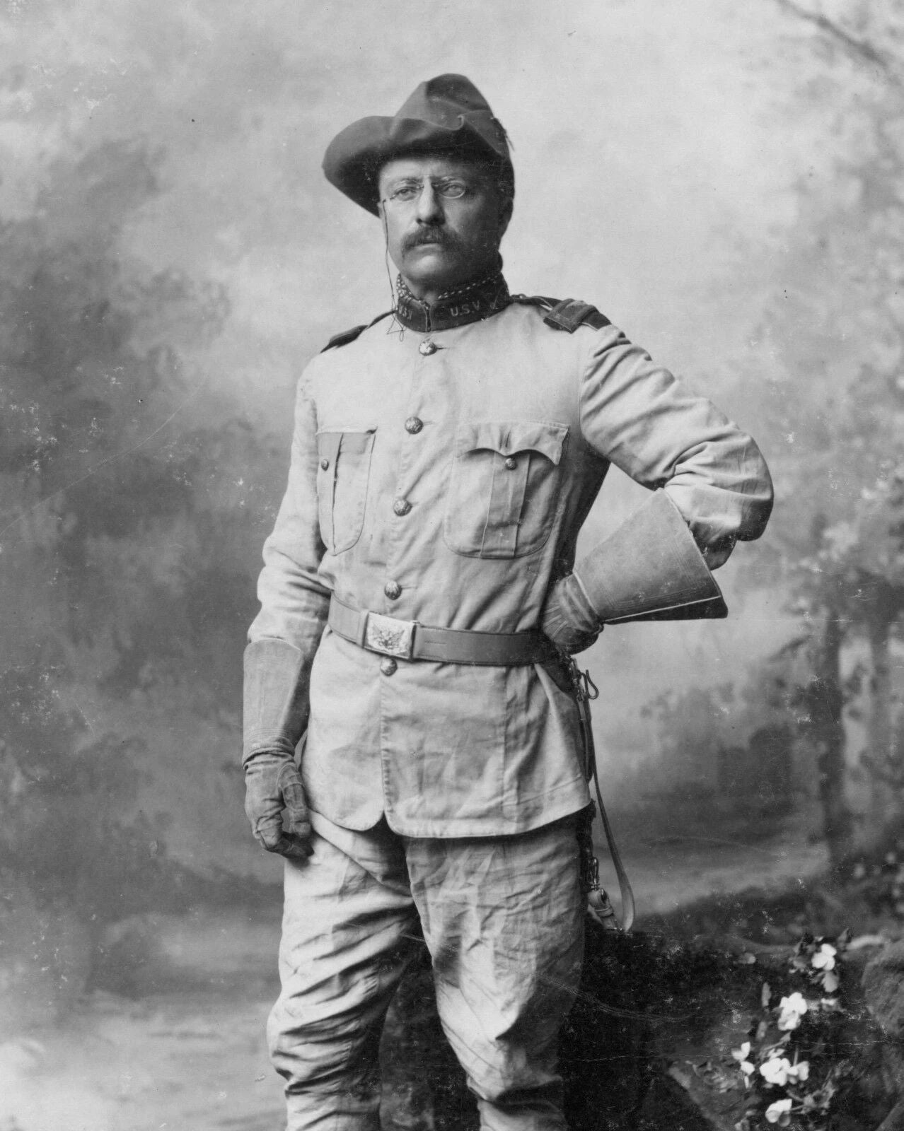 Theodore Teddy Roosevelt Rough Riders Portrait 8 X 10 President Magnet Magnetgraph