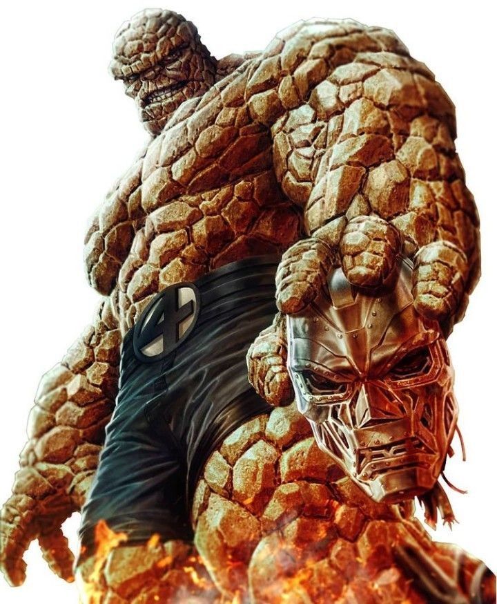 Thing Vs Doom Showdown Jigsaw Puzzle