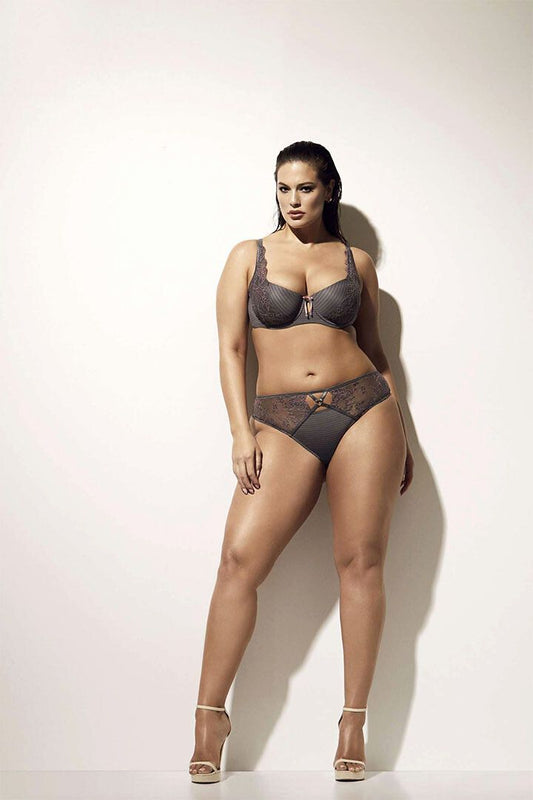 Think Big Sexy Female Model Brown Underwear Jigsaw Puzzle