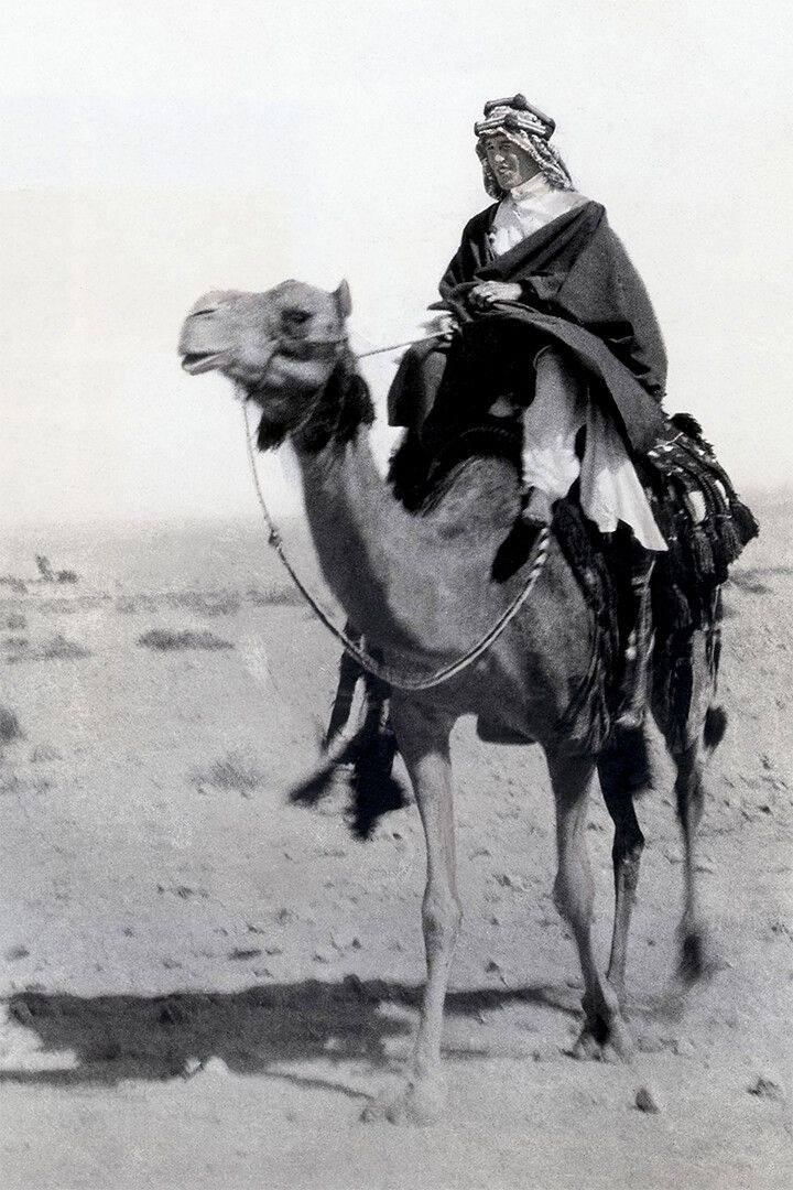 Thomas Edward Lawrence Riding A Camel Jigsaw Puzzle