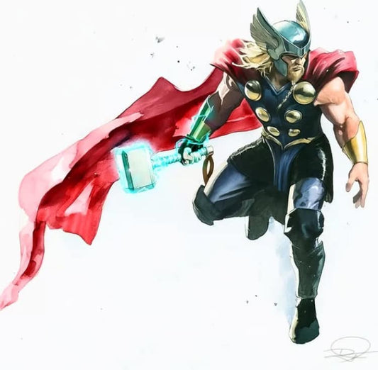 Thor Action Pose Print Poster