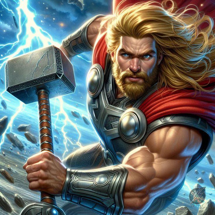 Thor Action Pose (3) Print Poster