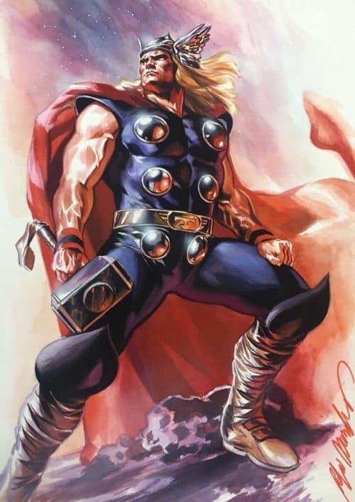 Thor Comic Artwork (2) Jigsaw Puzzle