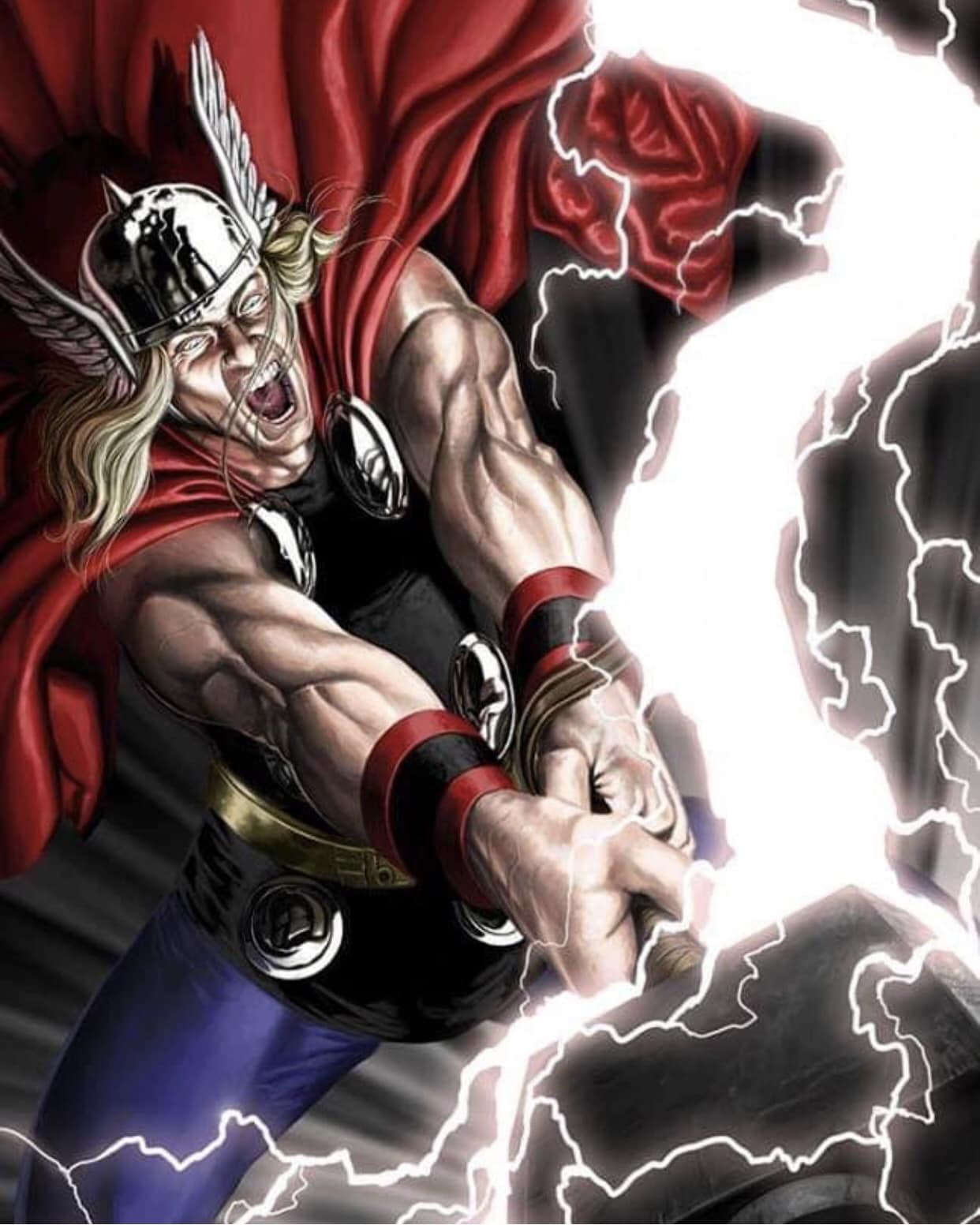 Thor Lightning Strike Jigsaw Puzzle