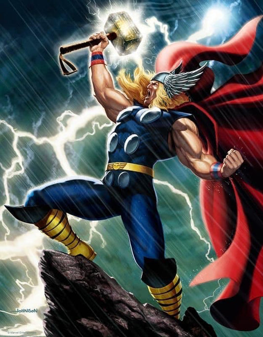 Thor Mjolnir Storm Art Print Poster
