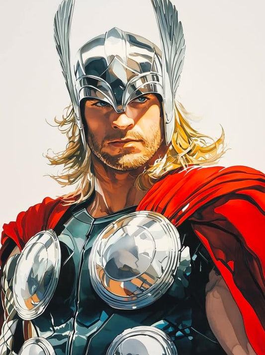 Thor Portrait Heroic (2) Print Poster
