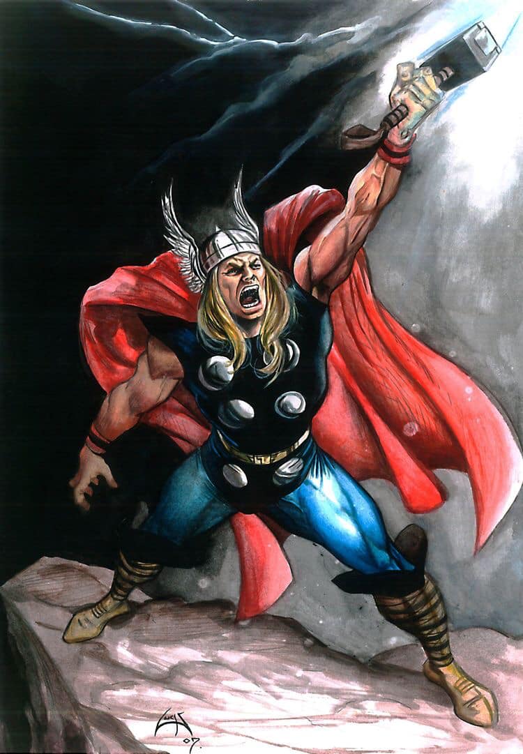 Thor Stormbreaker Action Jigsaw Puzzle