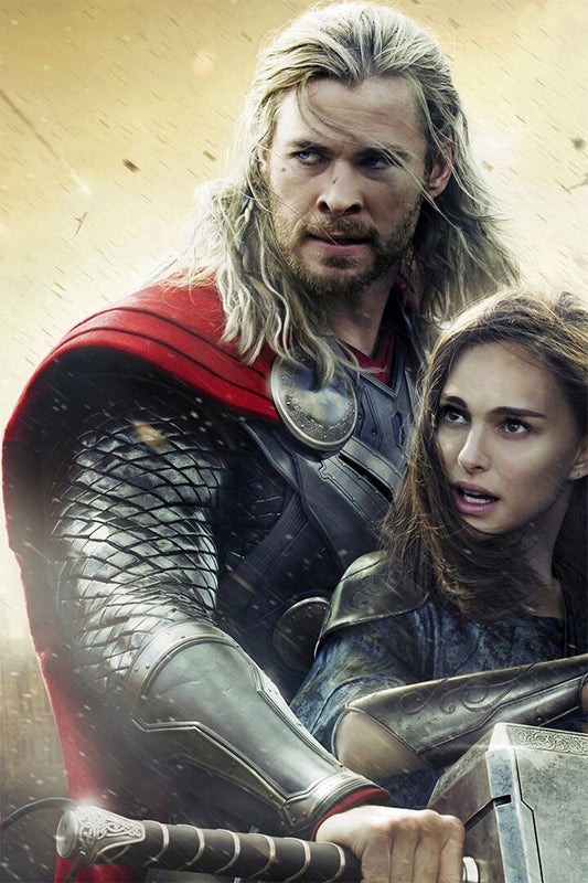 Thor Chris Hemsworth Natalie Portman Film Room Decor Jigsaw Puzzle