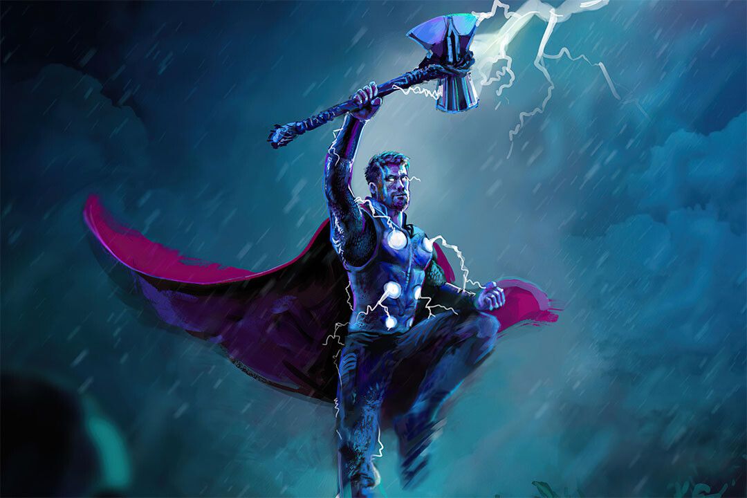 Thor Movie Stormbreaker Adventure Action Fantasy Print Jigsaw Puzzle