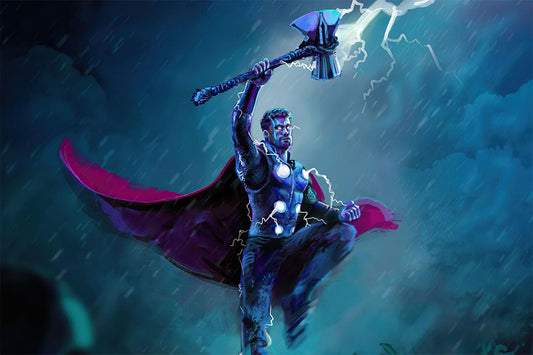 Thor Movie Stormbreaker Adventure Action Fantasy Print Jigsaw Puzzle