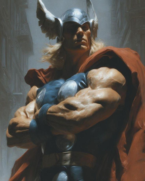 Thor Norse God 001 Jigsaw Puzzle