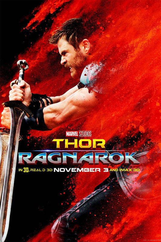 Thor Ragnarok Adventure Movie Painting Jigsaw Puzzle
