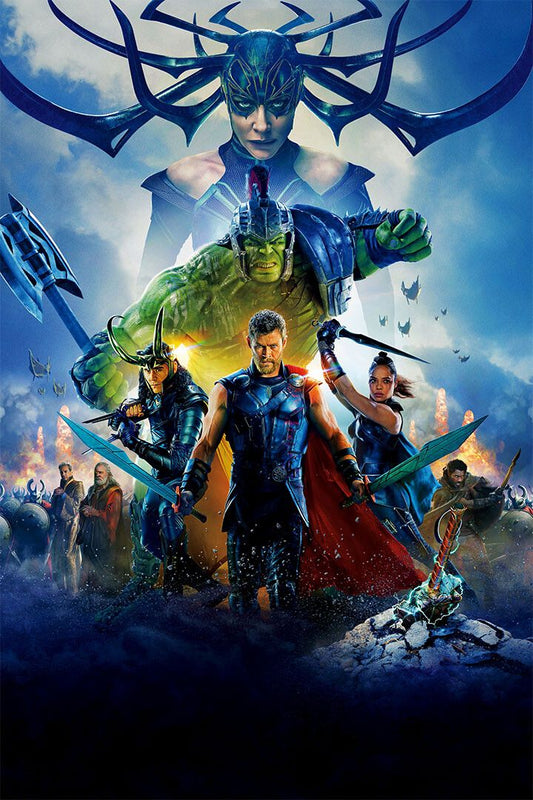 Thor Ragnarok Fantasy Action Painting Jigsaw Puzzle