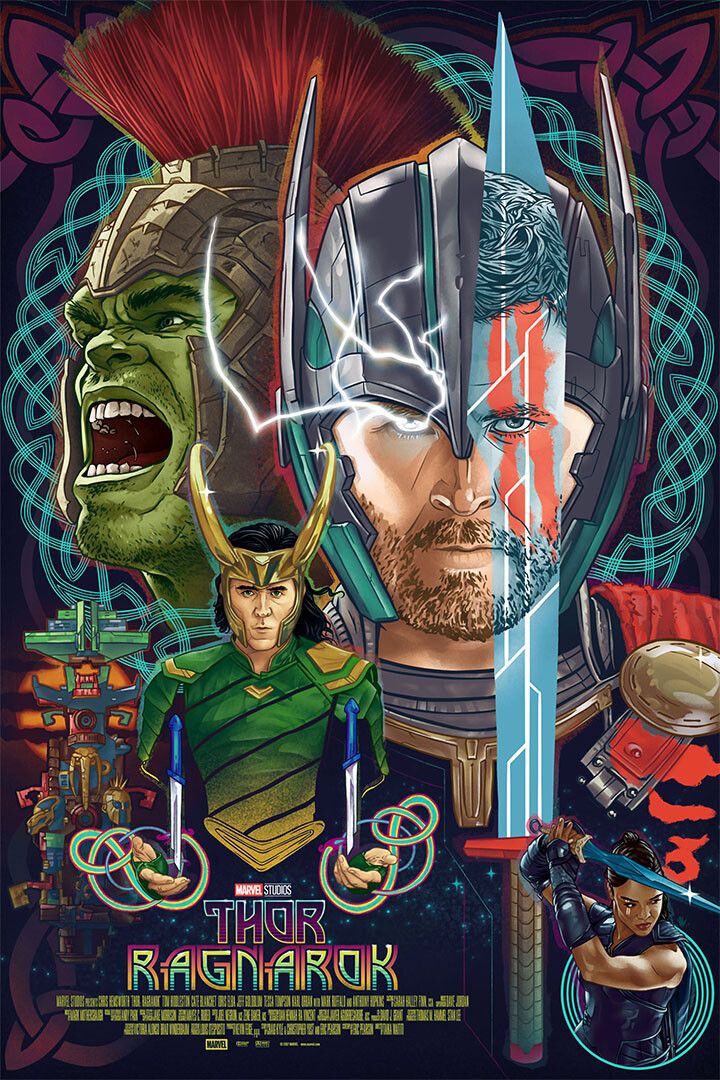 Thor Ragnarok Fantasy Adventure Print Jigsaw Puzzle