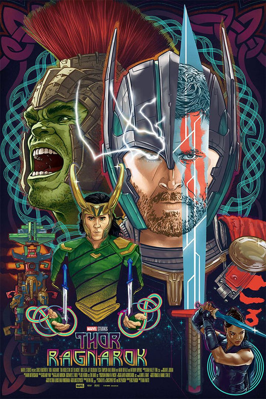 Thor Ragnarok Fantasy Adventure Print Jigsaw Puzzle