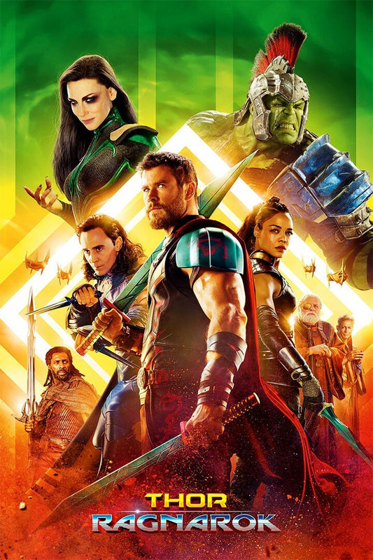 Thor Ragnarok Fantasy Movie Painting Jigsaw Puzzle