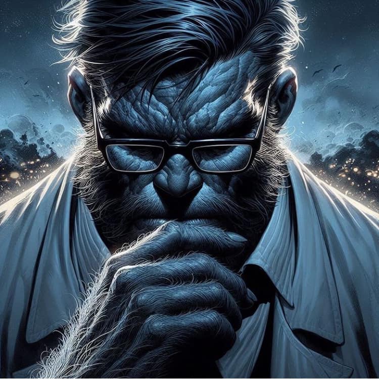 Thoughtful Beast Portrait Jigsaw Puzzle