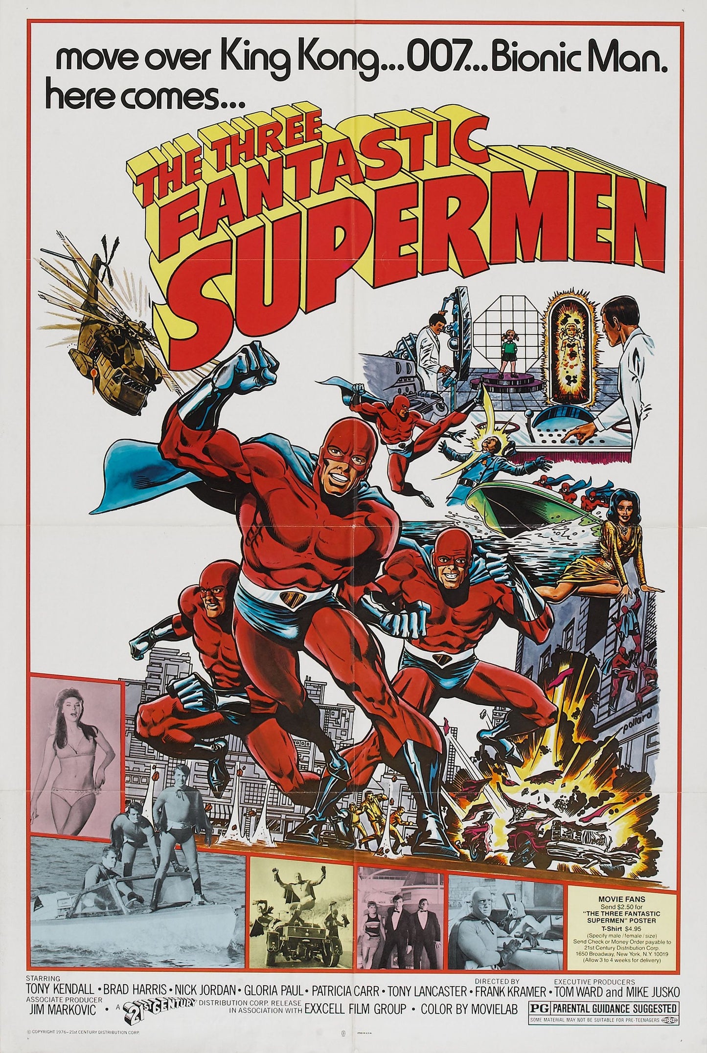 Three Fantastic Supermen 01 Movie Magnet