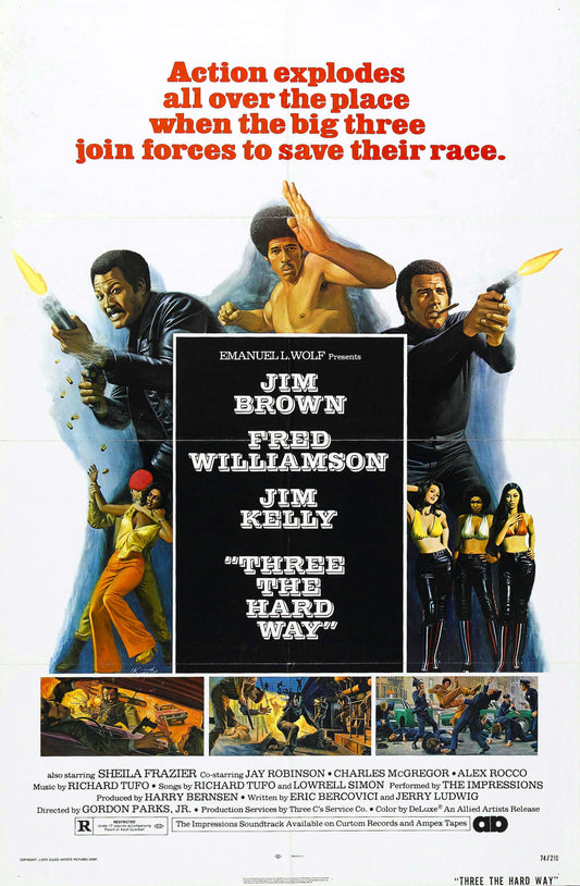 Three Hard Way 01 Movie Magnet