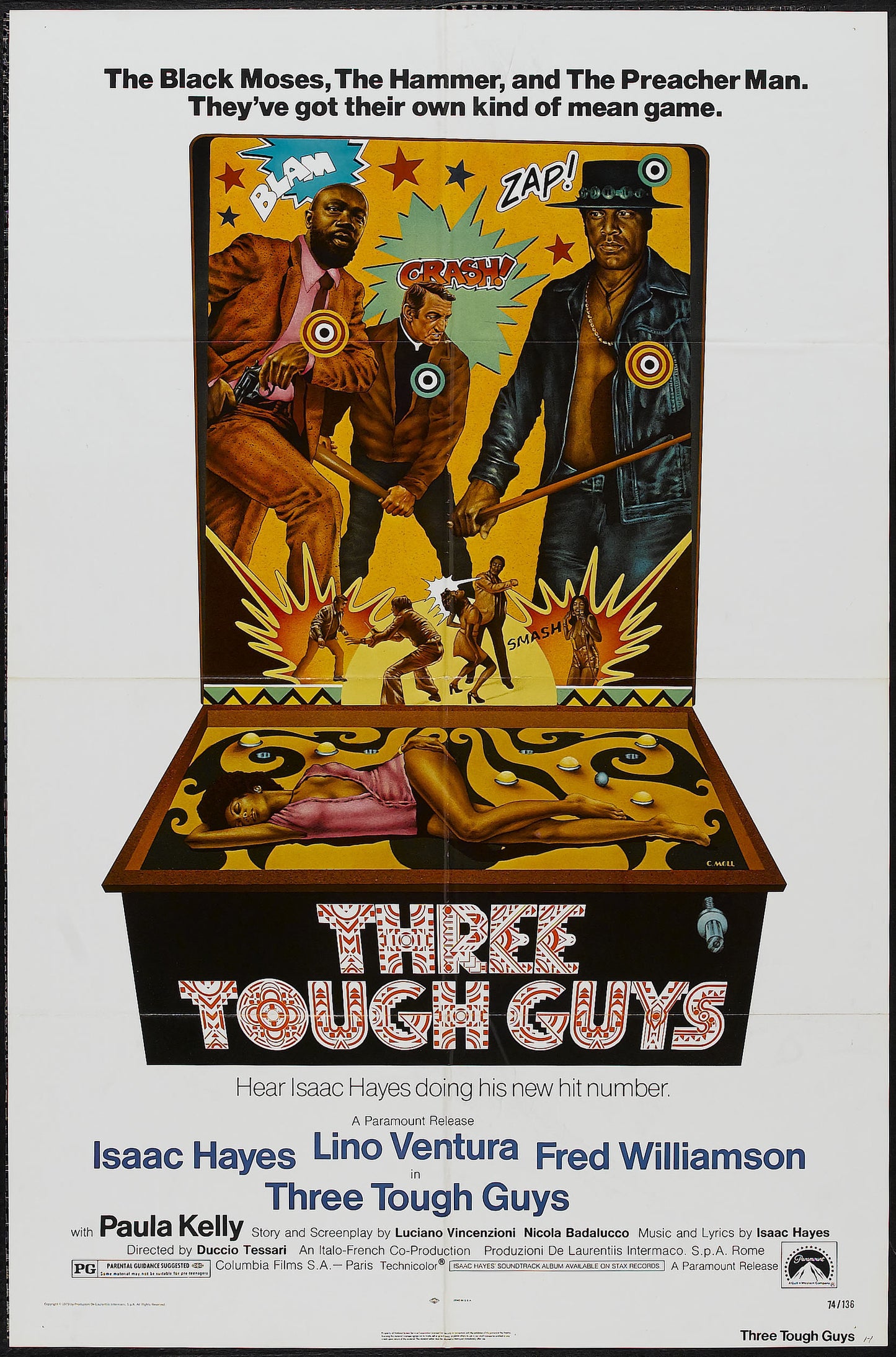 Three Tough Guys 01 Movie Magnet